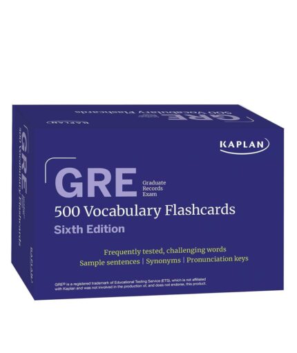 GRE Vocabulary Flashcards, Sixth Edition + Online Access to Review Your Cards, a Practice Test, and Video Tutorials (Kaplan Test Prep)